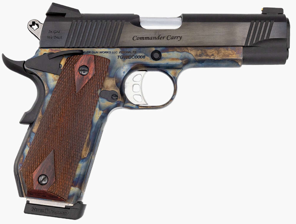 Handguns Italian Firearms Group 4.25" 45ACP TYLER GUNWORKS TGW-CMCC-45  1911 45 4.25 COM CH/WL